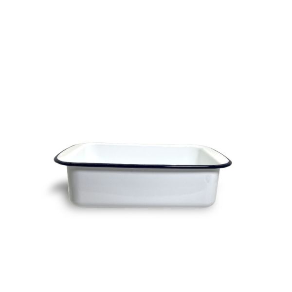 Enamel Bakeware Division Plate Enamel Rectangle Carbon Steel Baking Pan Cake Pan