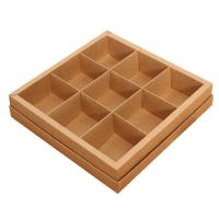 Caja de embalaje de pasteles de papel kraft reciclable y ecológico personalizado para regalos de chocolate