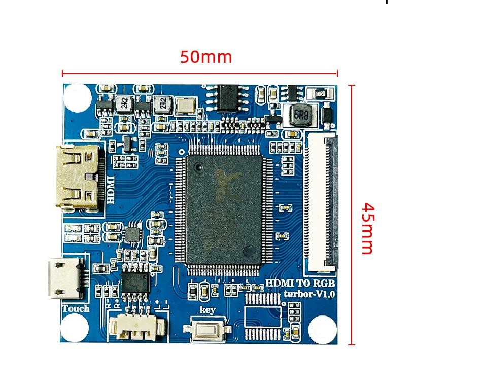 2,76-дюймовый круглый TFT-дисплей с интерфейсом HDMI 450 C/D разрешения 480x480 платы HDMI