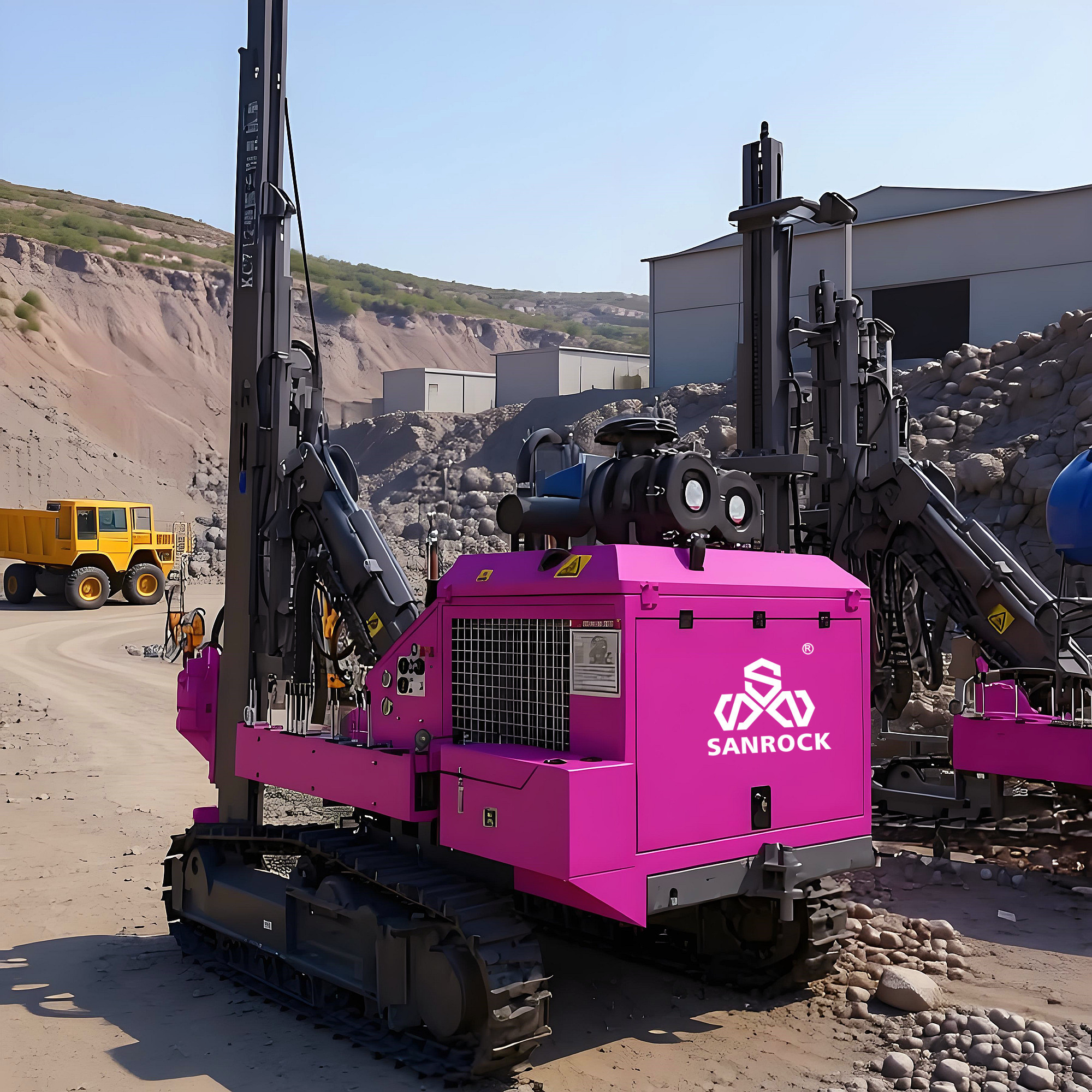 Competitive Price DTH Drilling Rig Hard Rock Blasthole Drilling Rig Equipment Down the Hole Drilling Machine