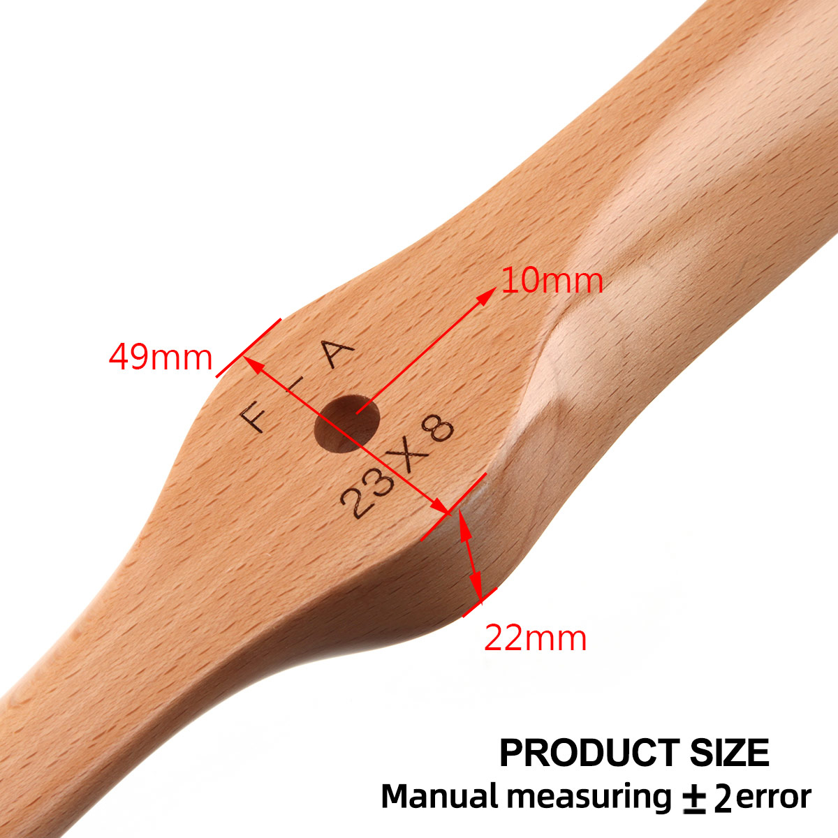 6 Star 2 Blade  Beech Wooden Gas Power Propeller Cw Tractor For Airplane Fm