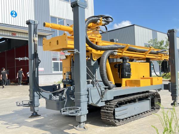 ZB350S Crawler Water Well Drilling Rig 350m Depth Diesel Electric