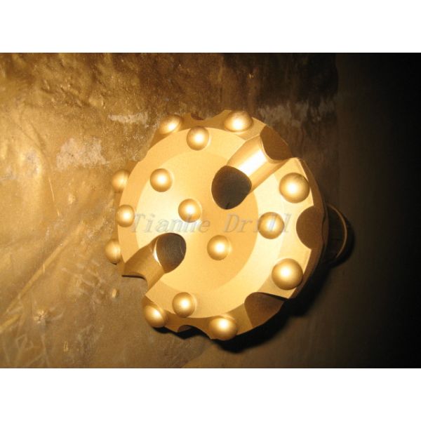 High Air Pressure Top Hammer Drill Bits , Flat Face QL50 140mm Down The Hole Bits