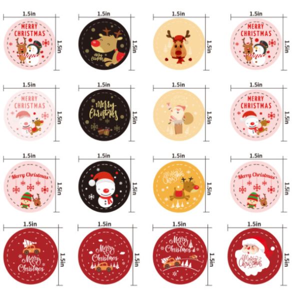 Стикеры винила веселого рождества PVC крена ярлыка цвета Pantone липкие