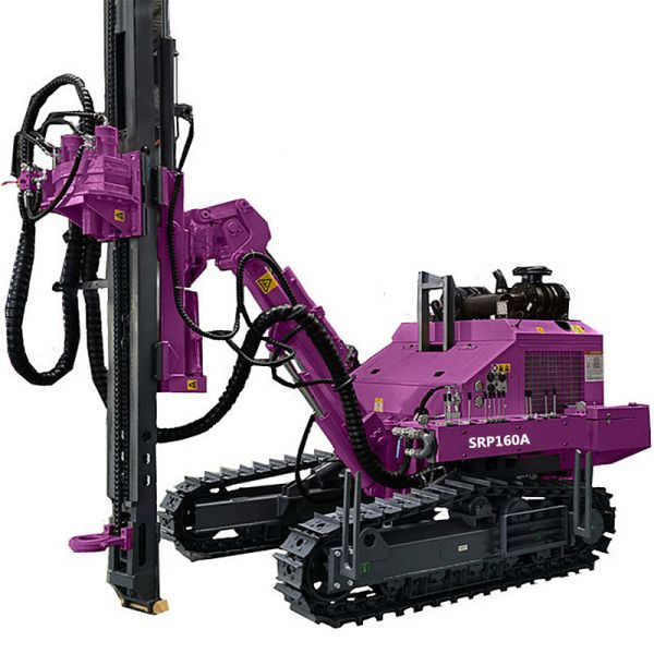 Hydraulic Pile Driver Anchoring Construction Multiangle Drilling Rotary Borehole Pile Driving Machine