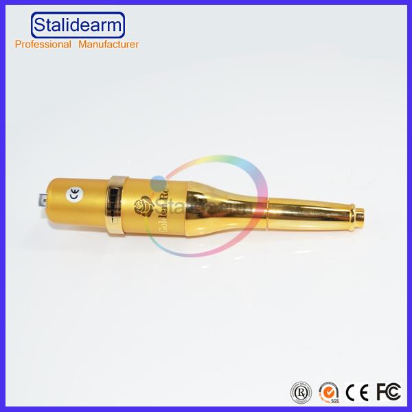 Golden Rose Tattoo Pen Machine 6V CE Certificated With Copper Head