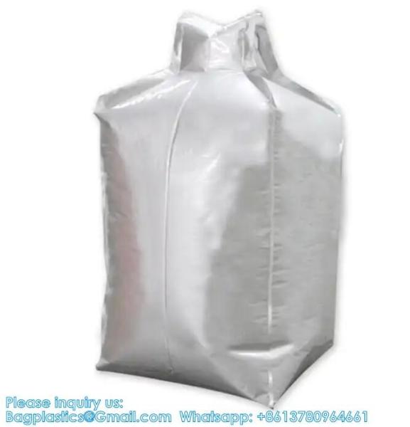 Foil Bulk Bag 1 Ton Aluminum Liner Bag Big Capacity 1000kg Jumbo Bag For Cement FIBC Container Bags