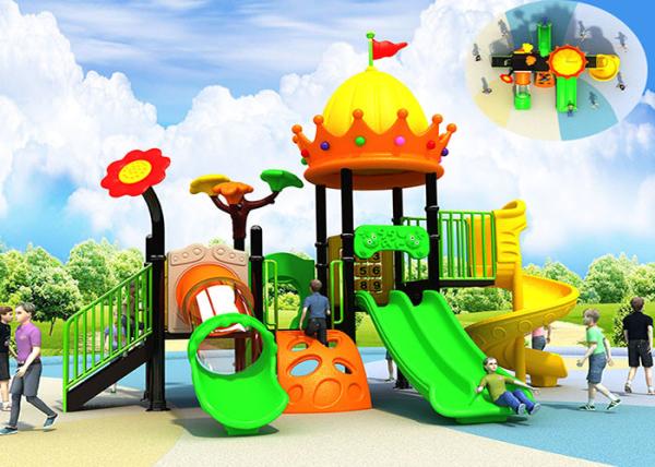 TUV Outdoor Adventure Playground Equipment , Childrens Outdoor Play Equipment