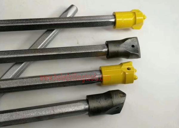 12 Degree Forging Mining Drill Rods Integral Tapered Drill Tools With CE Certification