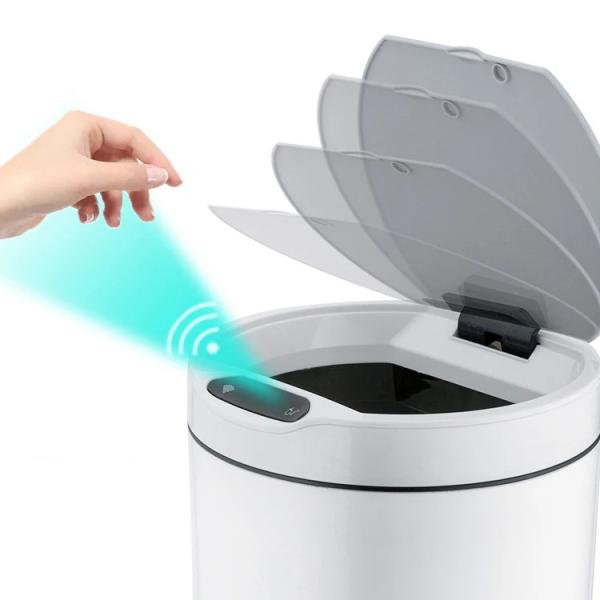 Hot Selling Factory Price Induction Trash Can Smart Sensor Automatic Garbage Smart Waste Bins Automatic Lid