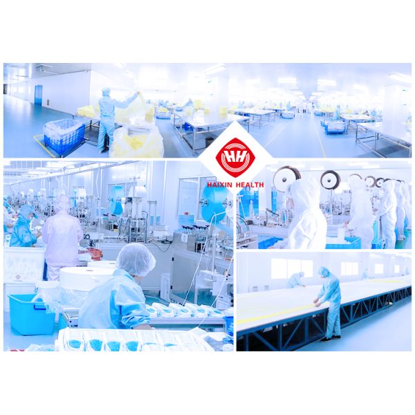 Hubei Haixin Disposable Blue CPE Indoor Shoe Covers Waterproof Nonslip Shoe Cap Blue Plastic Automatic Shoe Cover Wholesale