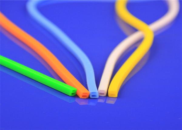 Machinery Sealing Silicone Rubber Strips Rectangular High Tear Resistant