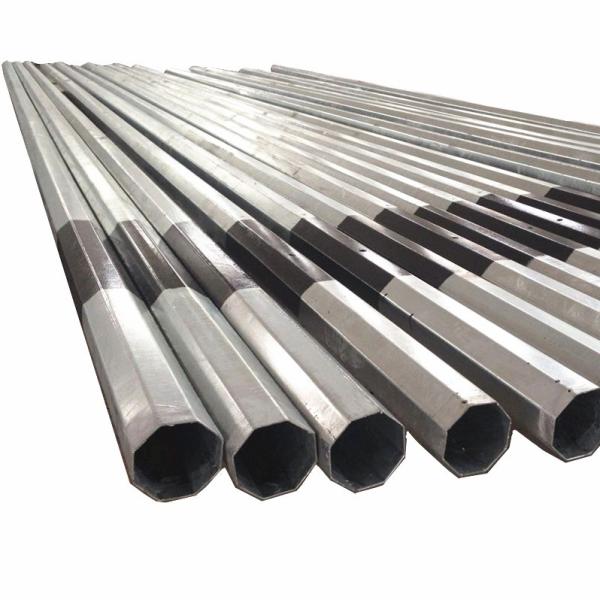 7M 9M 10M 12M Galvanized Octagonal Steel Pole Composite Utility Poles