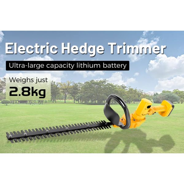 Электрический триммер для деревьев с литийными батареями 24 В с большой батареей и зарядным устройством