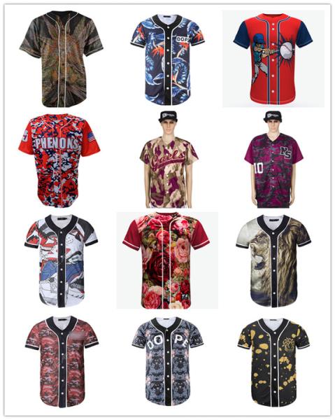 Multicolor Practical Baseball Shirts Jerseys Multipurpose Unisex