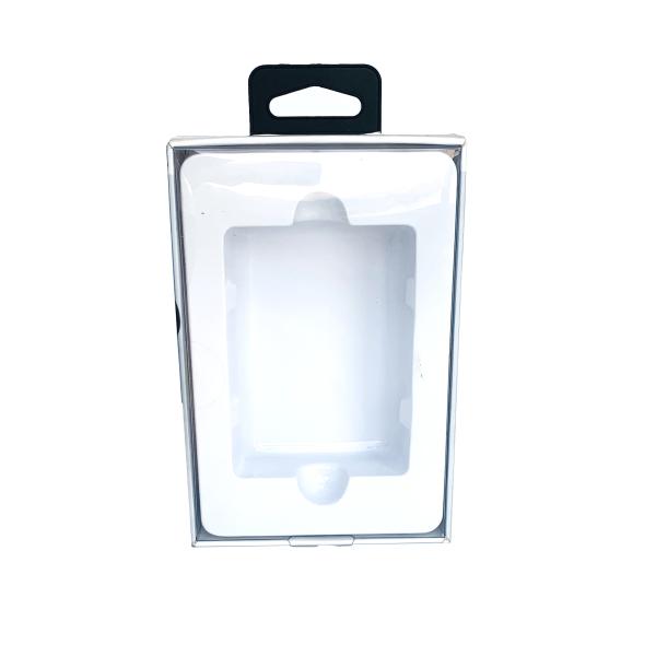 Custom Logo Detachable PVC Clear Windows Power Bank Cardboard Gift Box for Electronic Pakcgaing paper Boxes