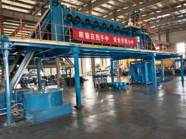 Machine de refroidissement de tôles de caoutchouc de type aérien pour la fabrication de pneus / bandes transporteuses
