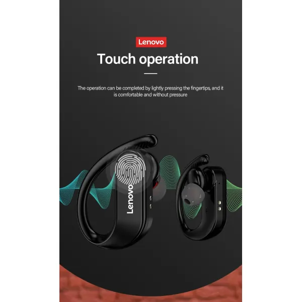 Ear Mounted Lenovo Tws Earbuds LP7 Waterproof IPX5 Bluetooth Earphones