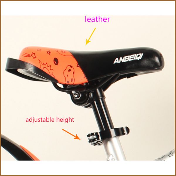 Обычный педальный стальной 14 дюймовый детский велосипед с тренировочными колесами