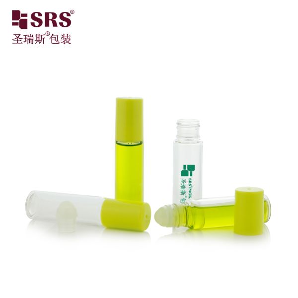 10ml PET Roll On Bottle Empty Plastic Roller Container for Essential Oil Eye Serum Skin Care Liquid