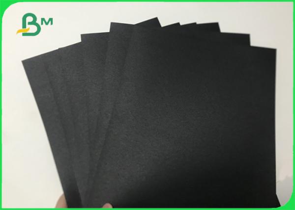 Mix Pulp 120g to 500g A3 A4 Size Solid Black kraft Paper Board Sheet / Coils