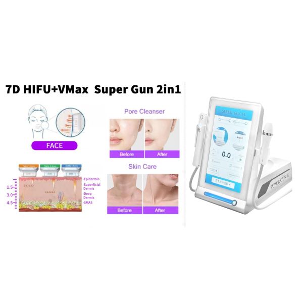 Body Shipping Hifu 7d Machine Portable White CE