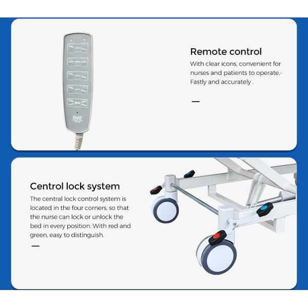 Multipurpose Orthopedic Motorized Electric Medical Bed  205kg Laoding