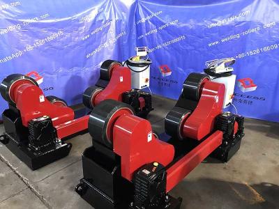 Rolos resistentes automáticos da soldadura da tubulação do tanque, roda do plutônio da capacidade do ajuste 45000lbs do auto
