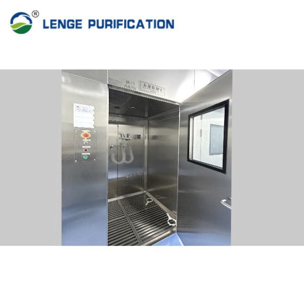 1200 X 1000 X 2150 Cleanroom Mist Shower Stainless Steel For Pharma