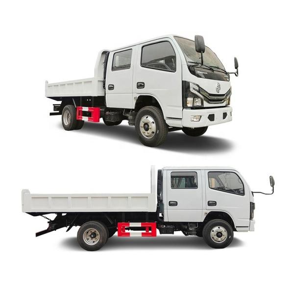 Cabine double 3 + 2 sièges DFAC 4x4 5 tonnes camion de décharge 4 roues camion