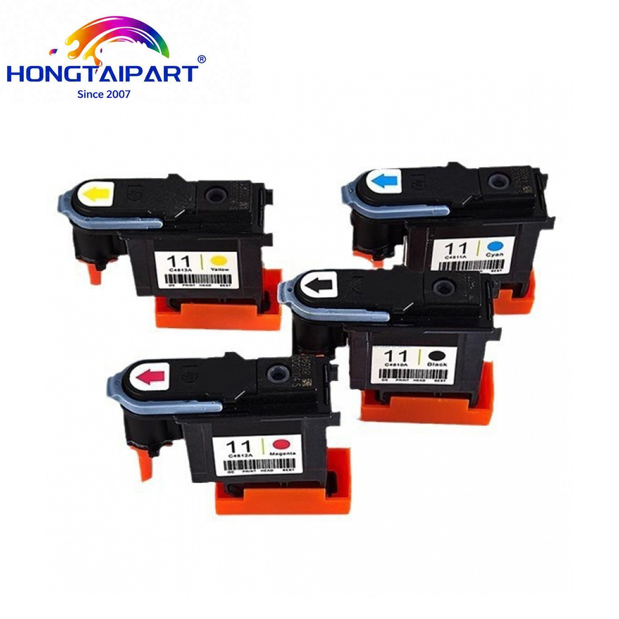 Smooth-ink-flow HP11 Printhead Precise Dot Control Compatible For HP 500 510 800 Plotter C4810A C4811A C4812A