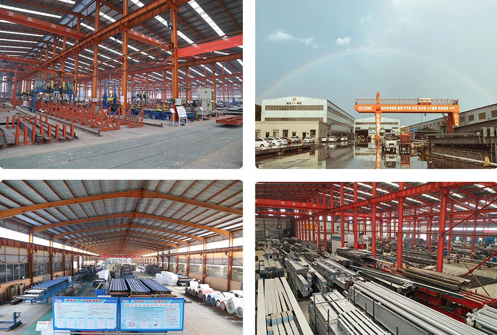 High Quality Customized Design Prefab Metal Construction Building Steel Structure Industrial Hall