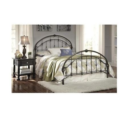 Sturdy Queen Size Metal Platform Bed Frame Eco Friendly Finish Easy Clean