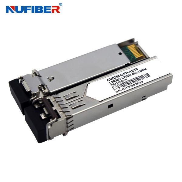 CWDM 1.25G SFP Transceiver 160km 1470nm 1610nm Duplex Sfp Lc Module
