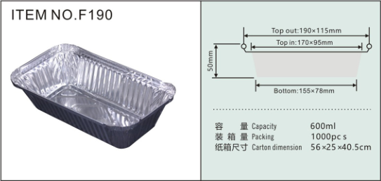 Eco-Friendly 3003/3004/8011 Aluminum Foil Container Cover for Biodegradable Packaging