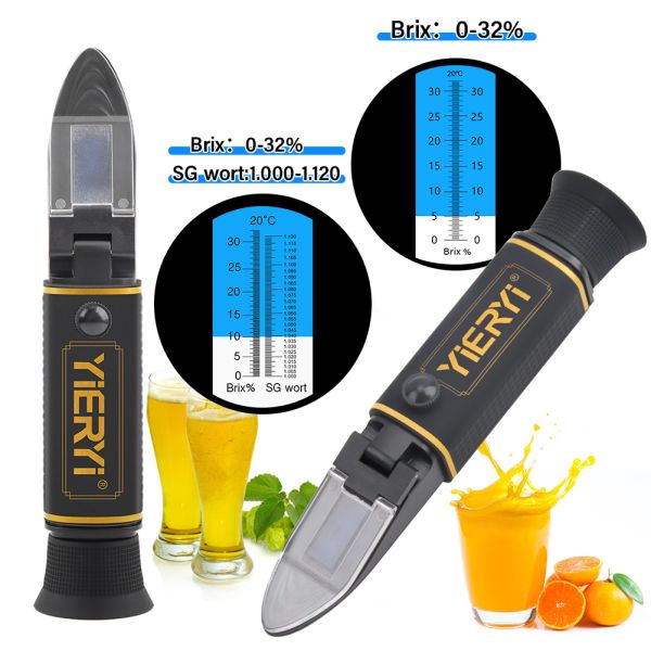 Robust Sugar Content Refractometer Resistant to Harsh Environments Ideal for Sugar Concentration Testing in Field and Lab