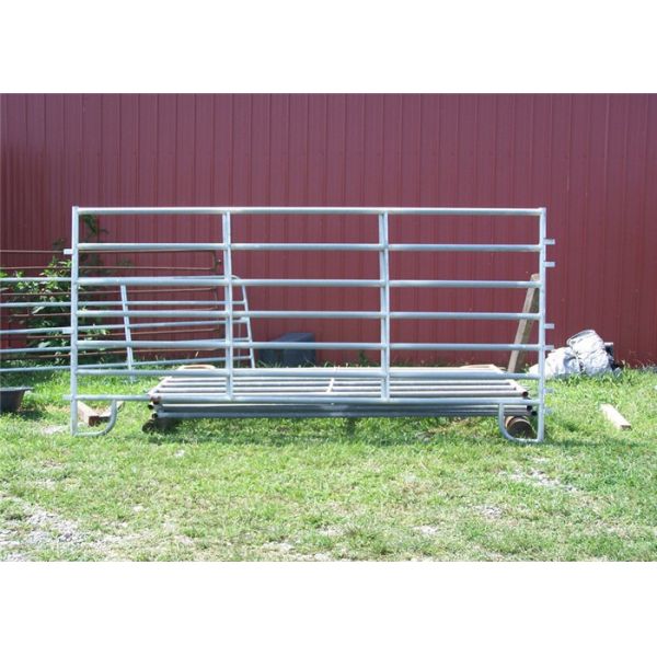 Взаимо- запирая гальванизированные панели загородки поголовья с крышками & плитами ноги