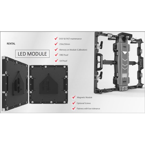 Outdoor 4k Hd Led Display Pixel 2.6mm For Rental Stage Background