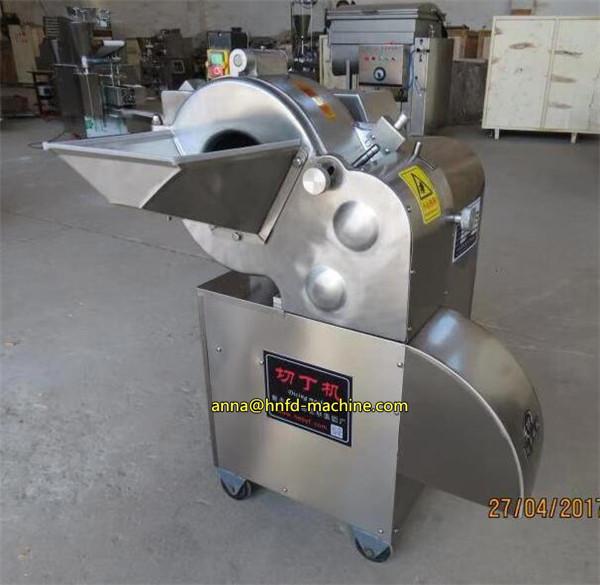 Vegetable cube cutting machine, vegetable cuber, vegetable dicing machine
