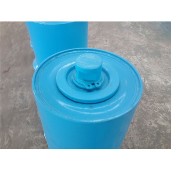 Grain Transportation 76mm Conveyor Steel Roller With 6204 Bearing