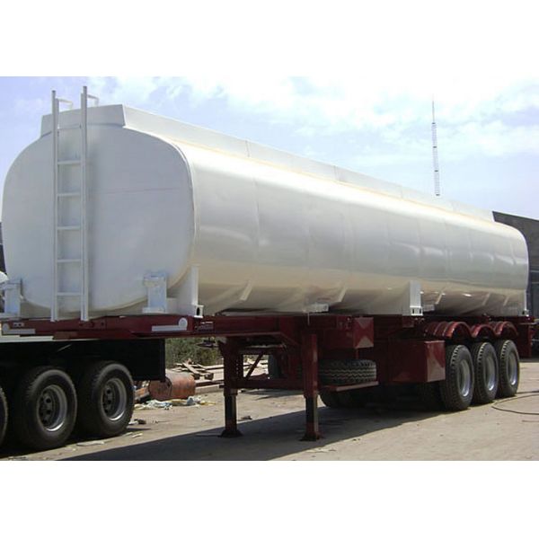 трейлер топливозаправщика стали углерода дизельного топлива 40000L, жидкостный танка трейлер Semi