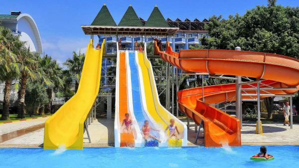 Swimming Pool Accessories Water Play Kids Fiberglass Tube Spiral Water Slide