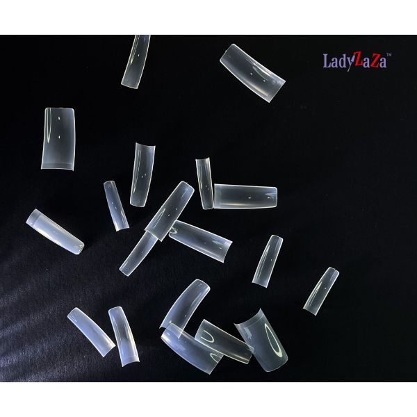 Ноготь естественного полного покрытия цвета ложный наклоняет 50 частей в подсказку ногтя сумки искусственную акриловую