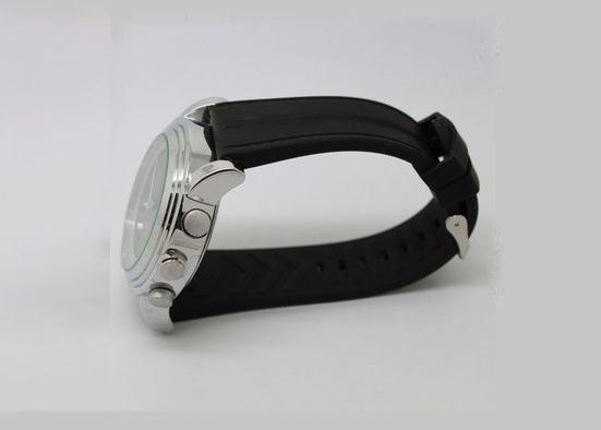42.0mm LCD Display Alloy Mens Digital Watches With Silicon Band