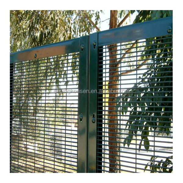Cercas de jardim metálicas galvanizadas e revestidas com pó 358 Cercas de segurança Cercas impermeáveis
