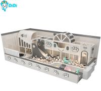 Équipement de terrain de jeux intérieur en acier inoxydable en bois en nylon en plastique en mousse douce