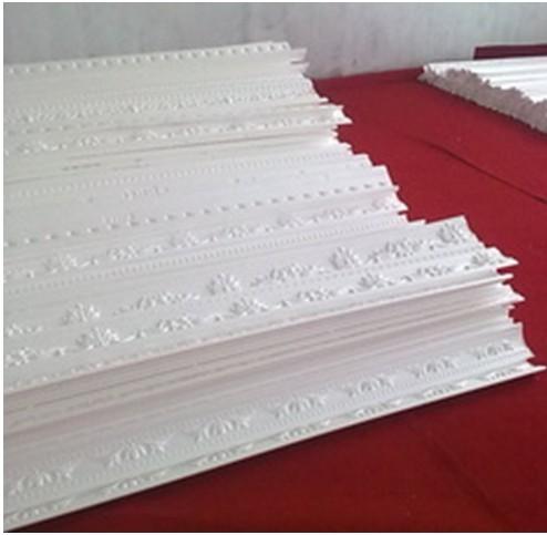 Romantic EPS Decorative Crown Moulding Carved Panel for Exterior