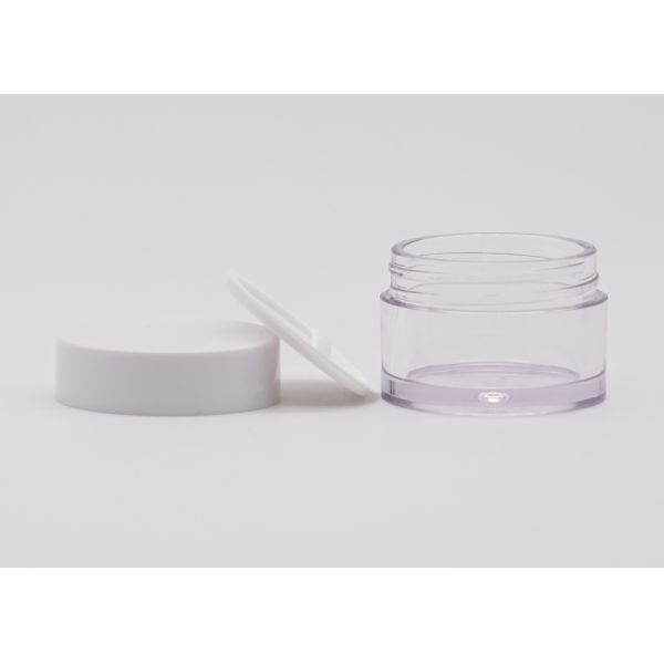 Сливк ПЭТГ пластиковая раздражает косметику упаковывая с крышкой ПП белой для продуктов красоты
