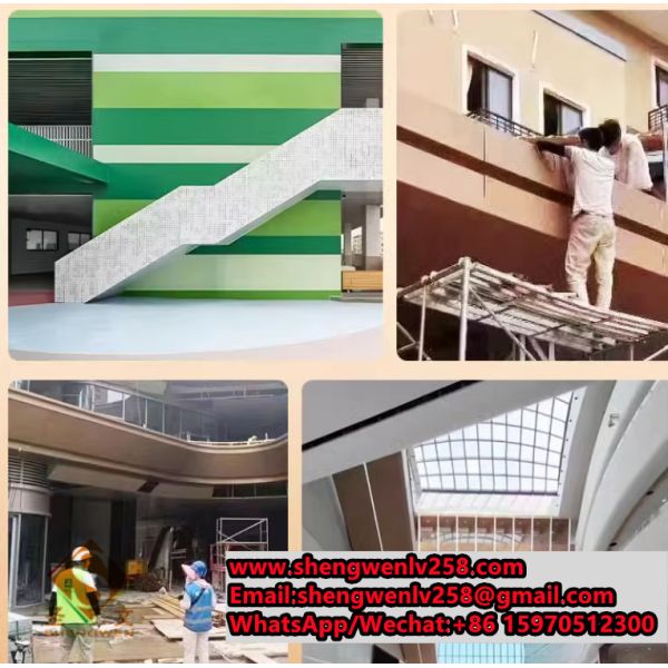 Metal Curtain Wall Material Round Column Cladding Aluminum Solid Panel