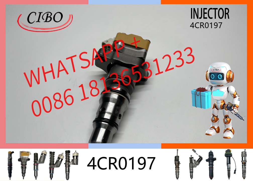 original 4CR0197 Diesel Engine Fuel Injector Common Rail Injector Assembly for 3126 3126B 10R-0782 196-1401 218-4109 128-6601 155-8723 original new injector
